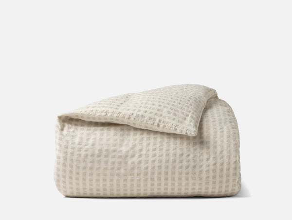 Coyuchi Birch Organic Duvet Cover