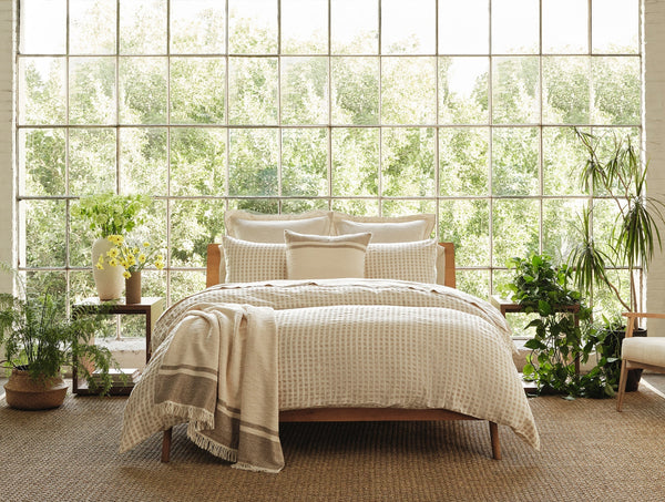 Coyuchi Birch Organic Duvet Cover