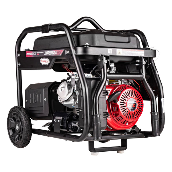 Simpson Industrial Generator 7000/8500W Gasoline Honda GX390 Electric Start SCGH8500E New