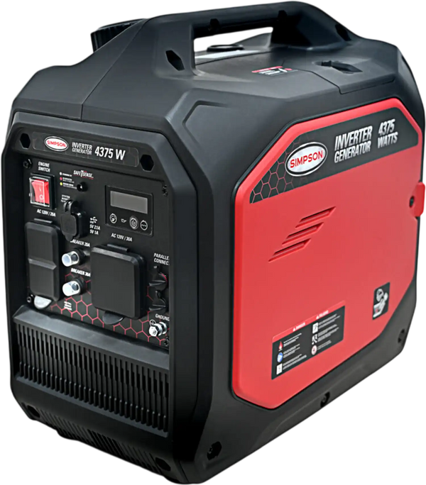 Simpson SGS3543 Generator 3500/4375W Inverter Gasoline with CO Sensor New
