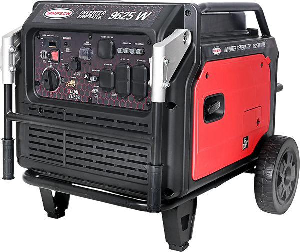 Simpson SGS7796 Generator 7700/9625W Inverter Dual Fuel Gas Propane Electric Start CO Sensor New