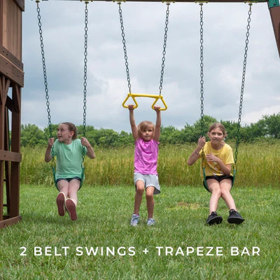 Backyard Discovery Skyfort III Swing Set