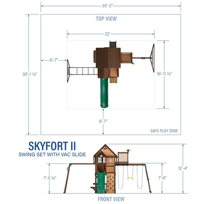 Skyfort II with Wave Slide