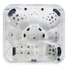 Sol 72 Outdoor™ Brophy 6 – Person 67 – Jet Acrylic Square Hot Tub with Ozonator in Dark Gray