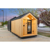 Sweaty Yeti Sauna Plus 6-8 Person Outdoor Sauna & Barrel Cold Plunge Cabin 8 x 17 ft