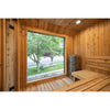 Sweaty Yeti Sauna Plus 6-8 Person Outdoor Sauna & Barrel Cold Plunge Cabin 8 x 17 ft