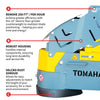Tomahawk Power TGDR10 10" Electric Concrete Grinder w/ 1.5 HP Motor