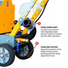Tomahawk Power TGDR10 10" Electric Concrete Grinder w/ 1.5 HP Motor