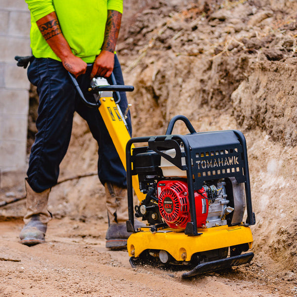 Tomahawk Power TPC100H 5.5HP Honda 19x14" Reverse Plate Compactor