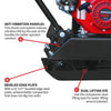 Tomahawk Power TPC80H 5.5 HP GX160 Honda Vibratory Plate Soil Compactor Tamper