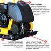 Tomahawk Power TPC85H 5.5HP Honda 23x17" Vibratory Plate Compactor