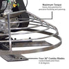 Tomahawk Power TPT36K 6-HP 36" Concrete Gasoline Power Trowel Edger w/ Float Pan