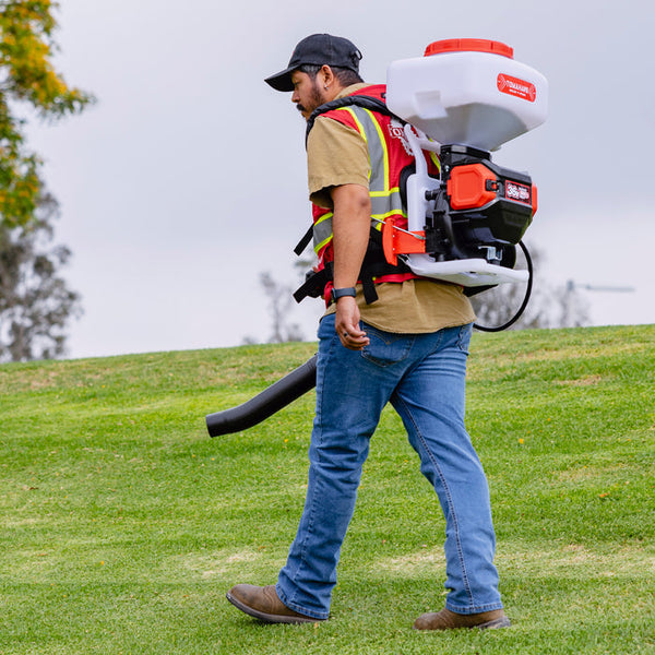 Tomahawk Power eTGS30 36V 5 Gallon Battery Powered Spreader Broadcast Lawn Seed
