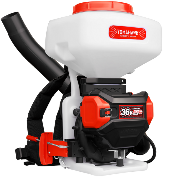 Tomahawk Power eTGS30 36V 5 Gallon Battery Powered Spreader Broadcast Lawn Seed