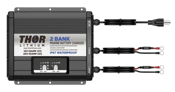 Thor Lithium Charger - 12v bank, 24v bank - TL1224C