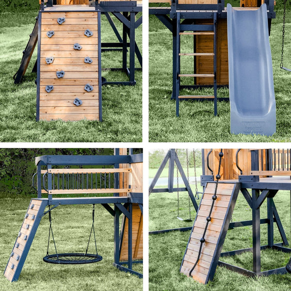 Timber Crossing Swing Set