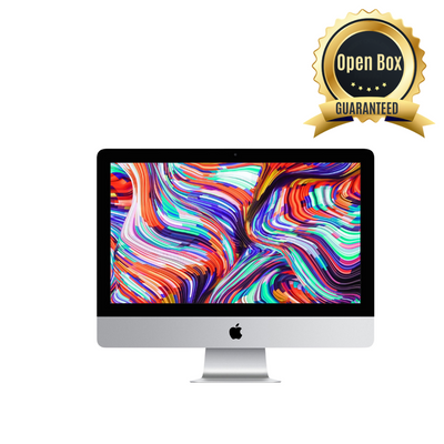 Apple iMac 21.5 InchCore i3 - 8GB RAM - 256GB SSD /-Retina 4K Display / AMD Radeon Pro 555x Graphics - Open Box ( French Canadian Keyboard)