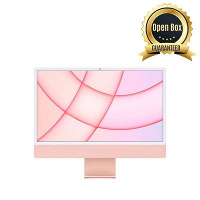 Apple iMac 24 Inch - M1 Chip with 8-Core CPU8-Core GPU512GB SSD - 8GB Unified RAM (AppleCare+ Included) - Open Box
