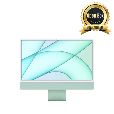 Apple iMac 24 Inch - M1 Chip with 8-Core CPU8-Core GPU512GB SSD - 8GB Unified RAM (AppleCare+ Included) - Open Box