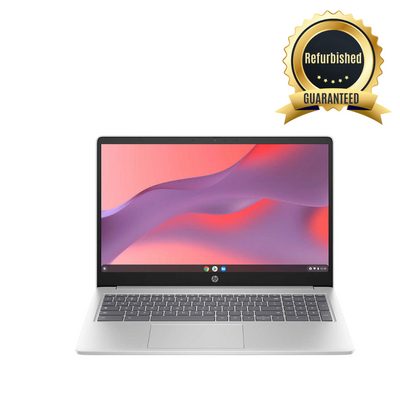HP 15A-NB0003CA Chromebook PlusIntel Core i3-N305 - 8GB RAM 128GB Storage - 15.6-in Intel UHD Graphics Chrome OS - Refurbished ( 1 Year Warranty )