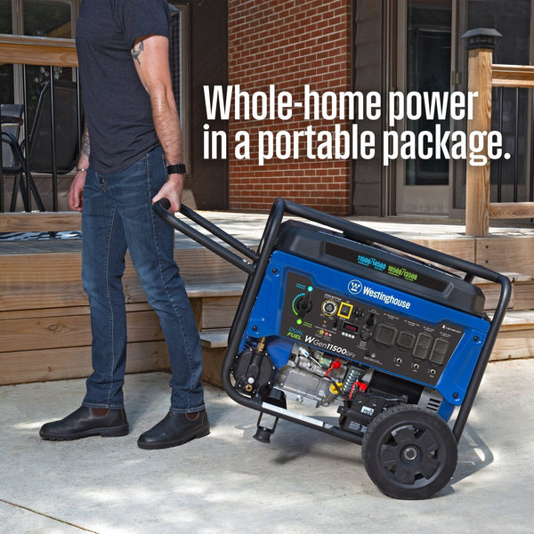 Westinghouse WGen11500DFc Dual Fuel Portable Generator 11500W