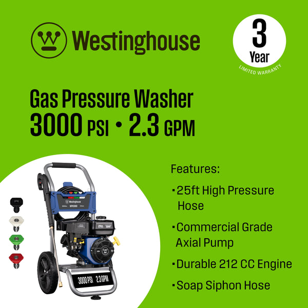 WPX3000 Pressure Washer