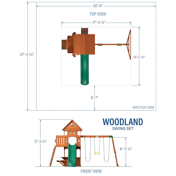 Woodland Swing Set