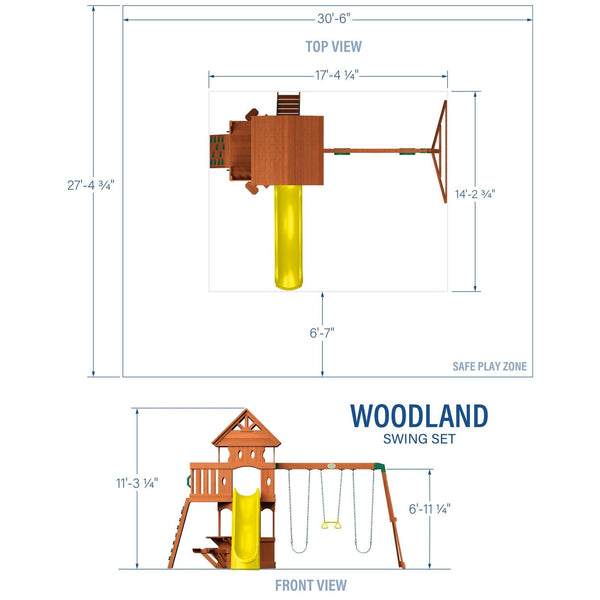 Woodland Swing Set