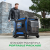 DuroMax XP28000iHT 28,000 Watt Tri Fuel Portable Inverter Generator w/ CO Alert