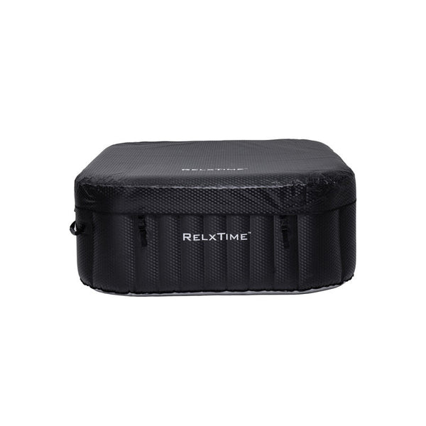 ZACHVO 120 Volt 3 – Person 120 – Jet Square Inflatable Hot Tub in Black