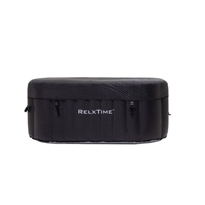 ZACHVO 120 Volt 3 – Person 120 – Jet Square Inflatable Hot Tub in Black