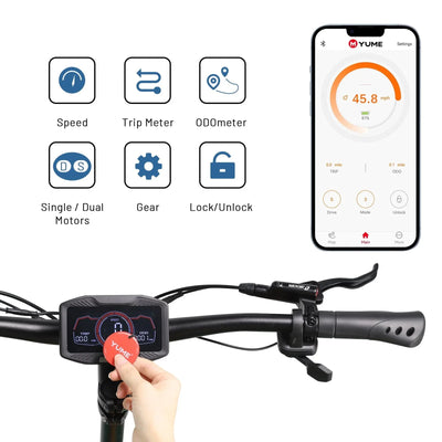 M YUME SCOOTER Y11+ Dual Motors 6000W 50 Miles Long Range and 50 mph Fastests Electric Scooters for Adults