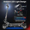 NANROBOT Electric Scooter Adults 50mph Dual Motor Electric Scooter with Suspension 80Miles Range Fast Sports Escooters Folding 10″ Off Road Tires 330LBS Max Loads Complies with UL2272 Certification