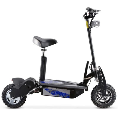 MotoTec Chaos 2000w 60v Lithium Electric Scooters Blacks