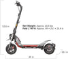 Segway ZT3 Pro Electric Scooter, Up to 24.9 MPH, 43.5-Mile Range, Dual Suspension, Flash Charge, 1600W Peak Motors, Off-Road Scooters for Adults UL Certified (UL2272/2271)
