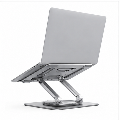 Adjustable Laptop Stand, 360° Rotating & Foldable Notebook Holder for 9.7–17.3 Inch Laptops