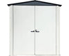 Arrow 6×3 Spacemaker Patio Shed Kit – Gray