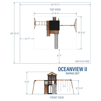Oceanview II Swing Set