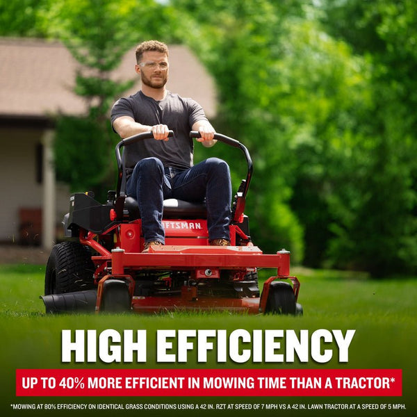 CRAFTSMAN Z3200 | 42in 547cc Gas Zero-Turn Riding Lawn Mower | Dual Hydrostatic Transmissions