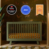 Babyletto Hudson 3-in-1 Convertible Crib with Toddler Bed Conversion Kit
