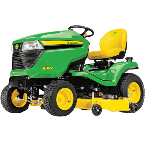 John Deere X390 Lawn Tractor with 48-In. Accel Deep Deck
