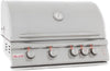 Blaze 32 Inch 4-Burner LTE Gas Grills with Rear Burner and Built-in Lighting System