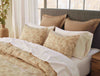 Coyuchi Camellia Organic Print Duvet Cover