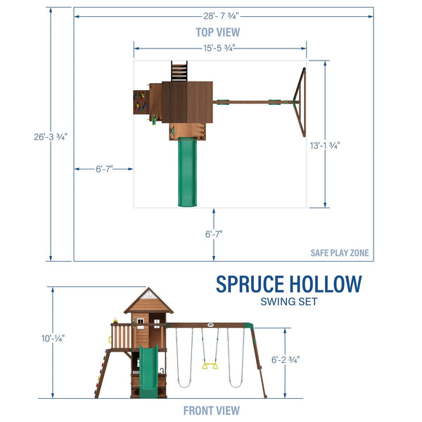 Spruce Hollow Swing Set