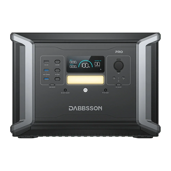 Dabbsson DBS2100 Pro + 420W Solar Panel | 2150Wh, 2400W, 420W Solar Kit