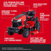 CRAFTSMAN T4400 | Riding Lawn Mower | 54-in Fabricated Deck | 24-HP Kawasaki V-Twin FR Engine | TURNTIGHT 5 in. Turning Radius