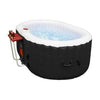 Anyi 110 Volt 1 – Person Solid Wood Rectangle Hot Tub