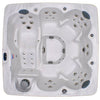 Luxuria Spas 220 Volt 6 – Person 55 – Jet Square Plug & Play Hot Tub with Ozonator