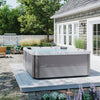 Luxuria Spas 220 Volt 7 – Person 55 – Jet Square Plug & Play Hot Tub with Ozonator