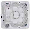 Luxuria Spas 220 Volt 7 – Person 55 – Jet Square Plug & Play Hot Tub with Ozonator